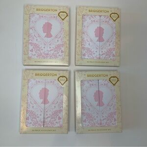 Bridgerton Invitation Sets, 4 boxes of 6 invitations/envelopes/wax seals/ribbons